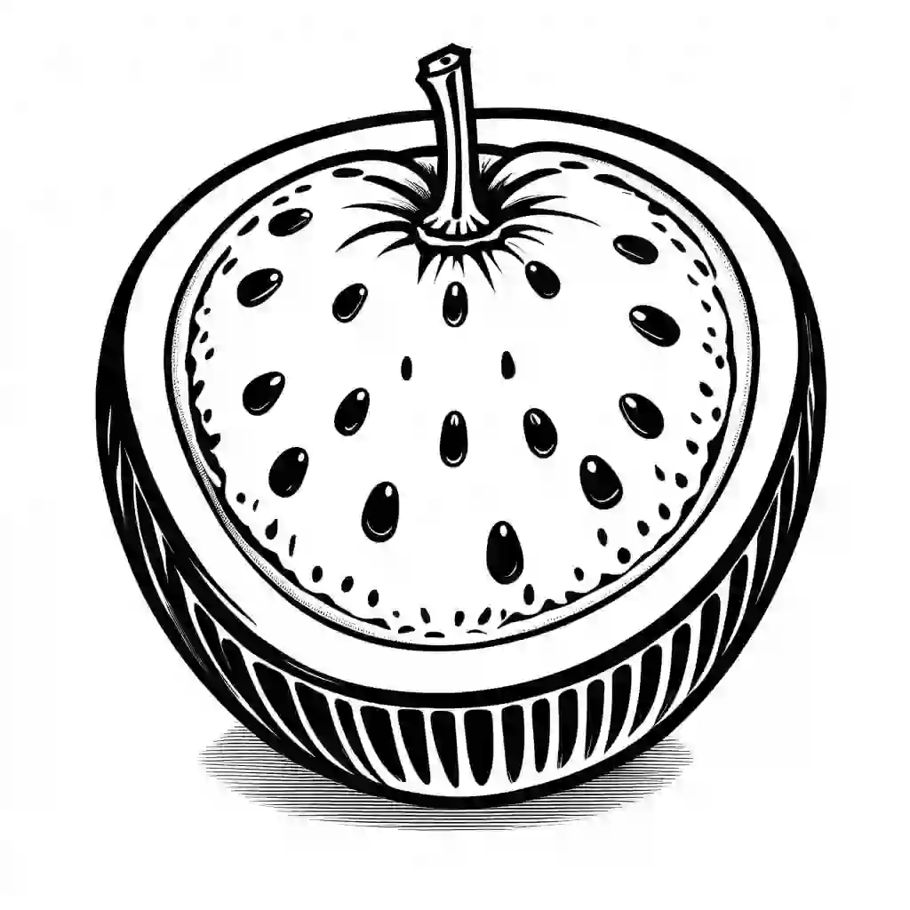 Watermelons coloring pages
